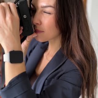 Justyna Cieciórska z aparatem